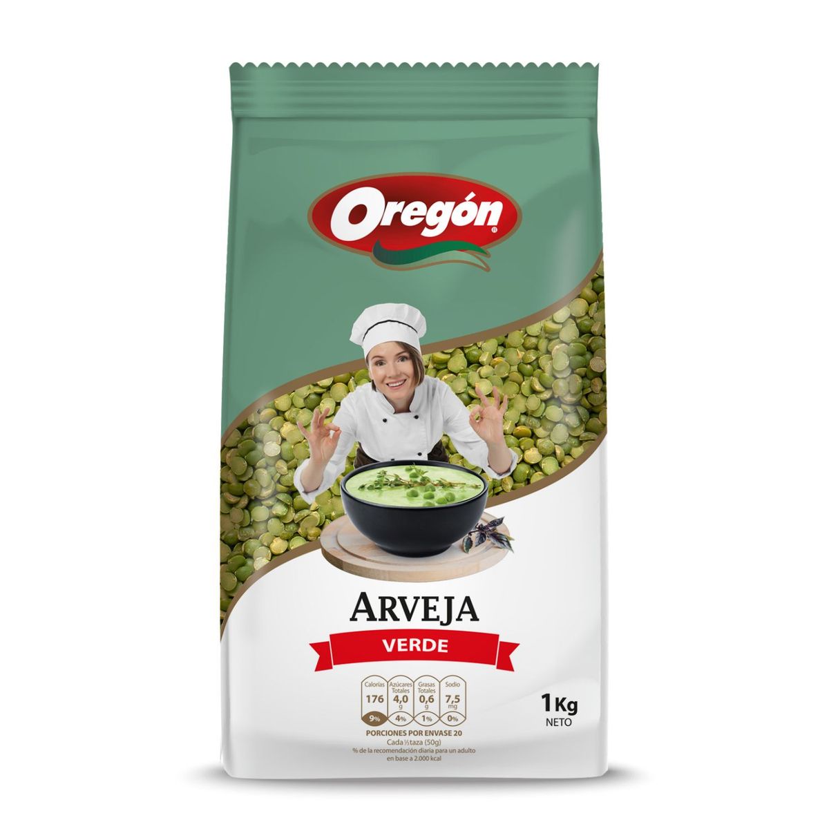OREGON - Arvejas Verdes Oregon 1 Kg