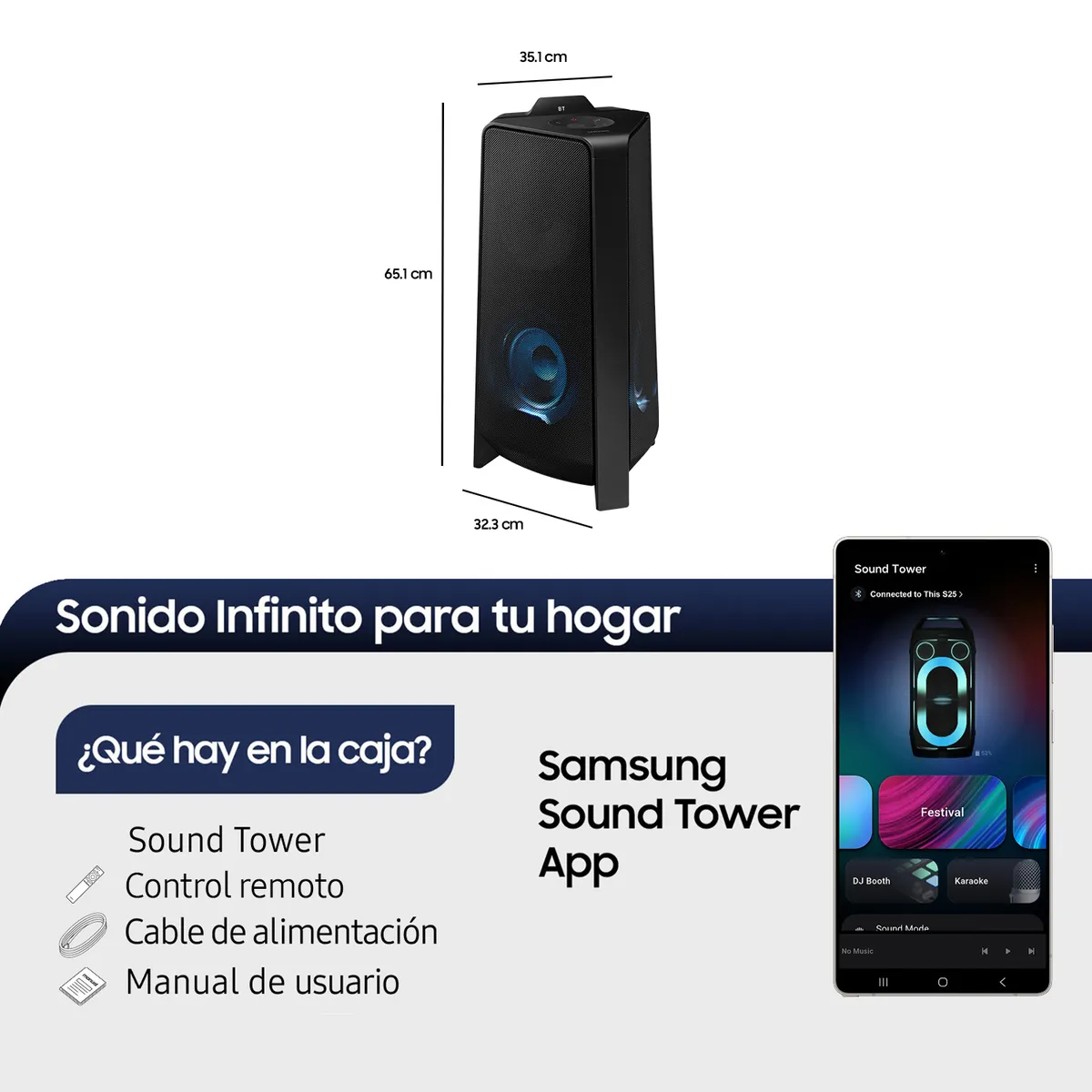 SAMSUNG - SOUND TOWER MX-T50/ZS SAMSUNG