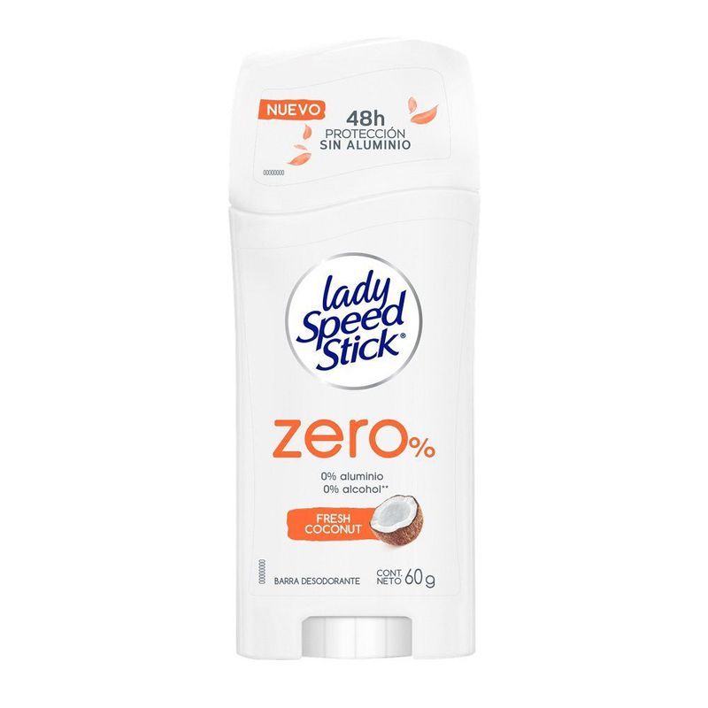 LADY SPEED STICK - Desodorante en Barra Lady Speed Stick Zero% Coconut 60 g