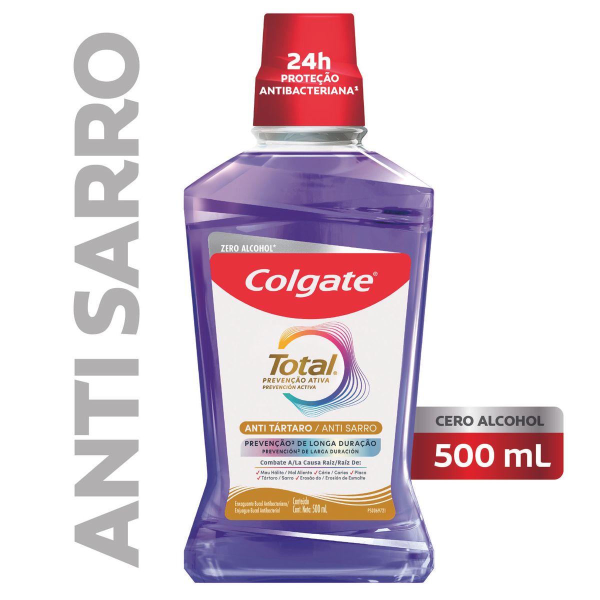 COLGATE - Enjuague Bucal Colgate Total Antisarro 500 ml