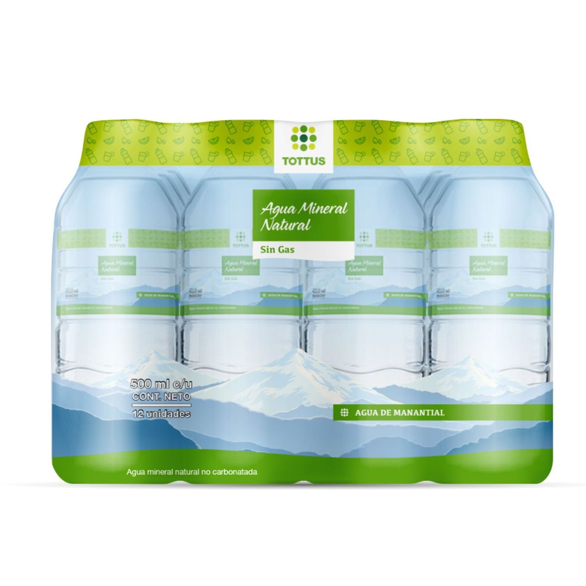 TOTTUS - Pack Agua Mineral Sin Gas