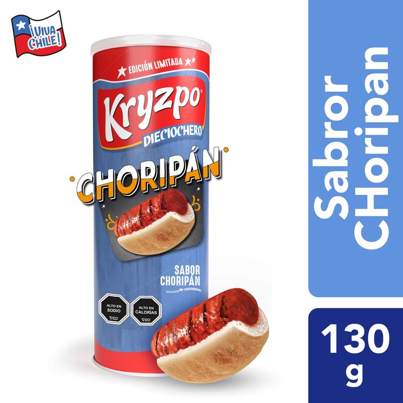 KRYZPO - PAPAS FRITAS CHORIPAN KRYZPO 130 GRS