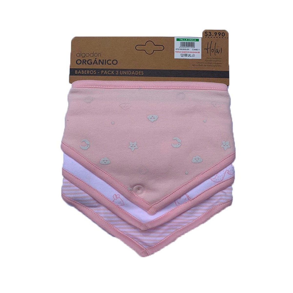 ALL BASICS - 3 Pack Babero Bandana