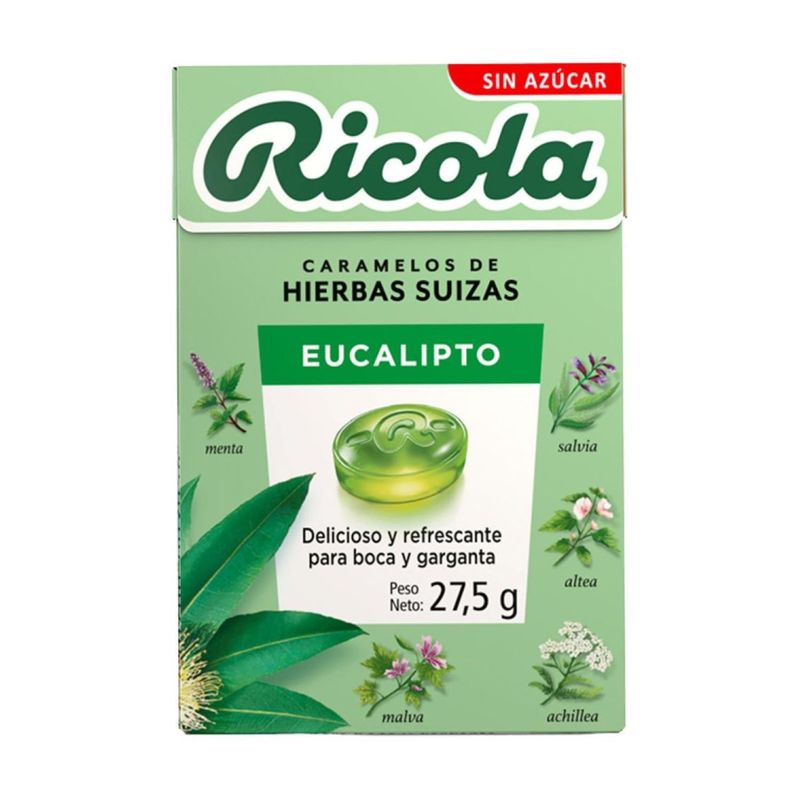 RICOLA - DULCE EUCALIPTUS SIN AZU RICOLA 27.5 GR