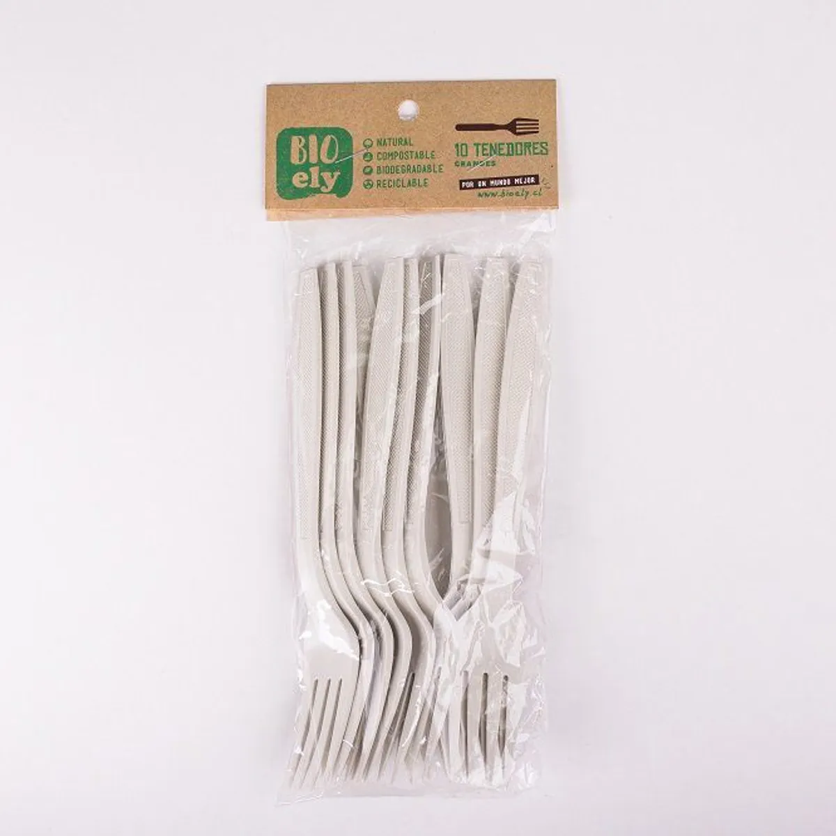 BIO ELY - TENEDOR BIOELY 10 UN