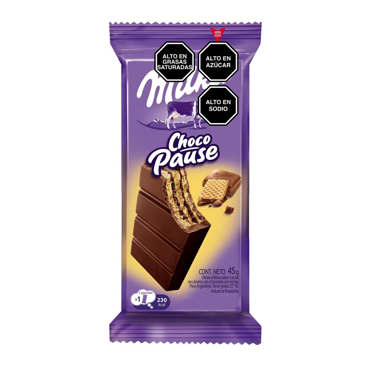 MILKA - CHOCO CKO CHOCO PAUSE MILKA 45 GR