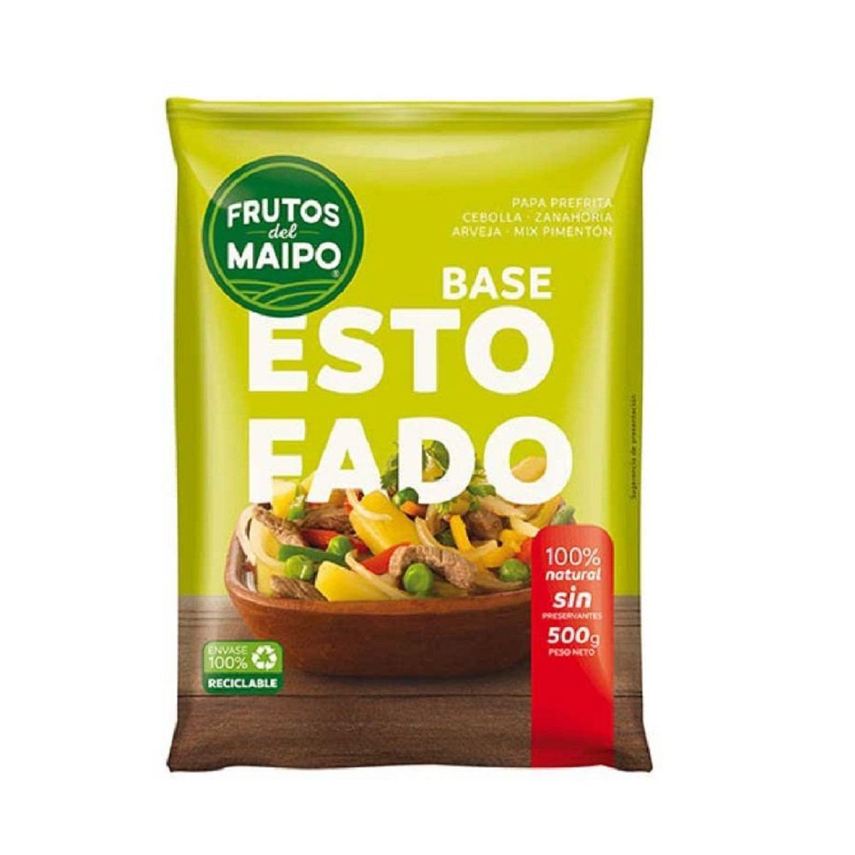 FRUTOS DEL MAIPO - Base para Estofado Congelada Frutos del Maipo 500 g
