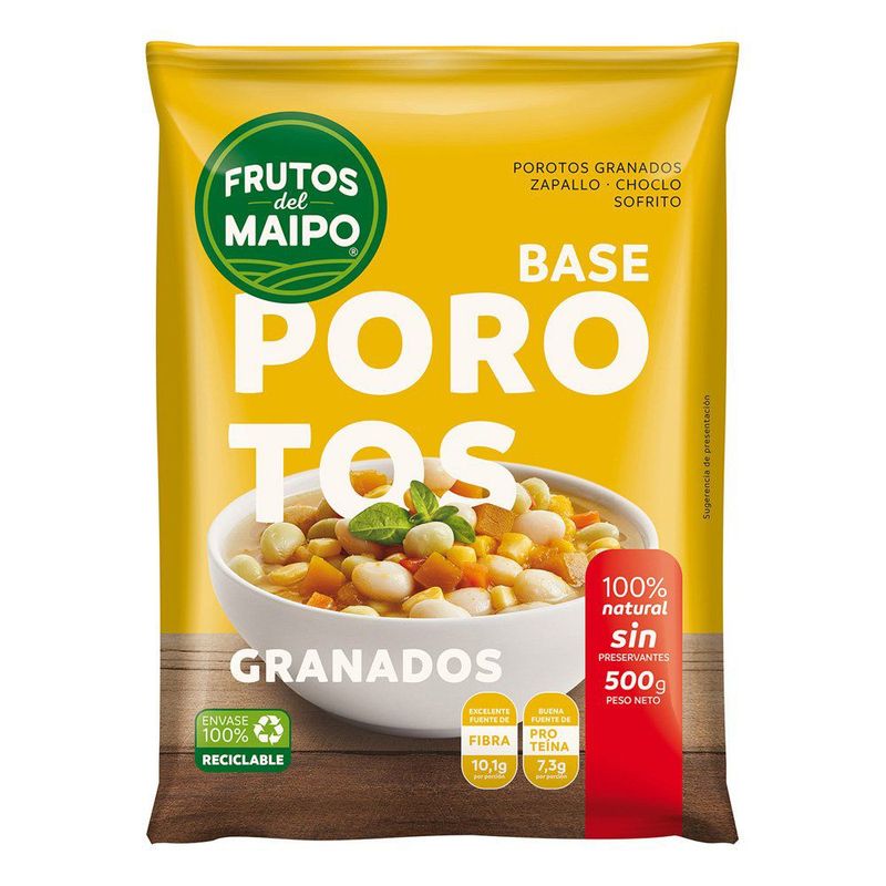 FRUTOS DEL MAIPO - Base de Porotos Granados Congelada Frutos del Maipo 500 g