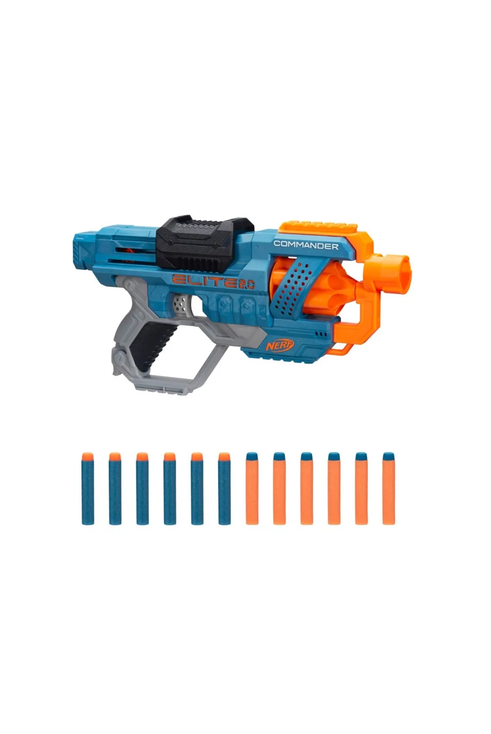 Lanzador Nerf Elite 2.0 - Commander Rd-6 | Tottus Chile