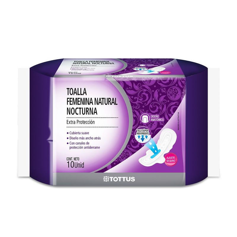 TOTTUS - Toalla Femenina Nocturna