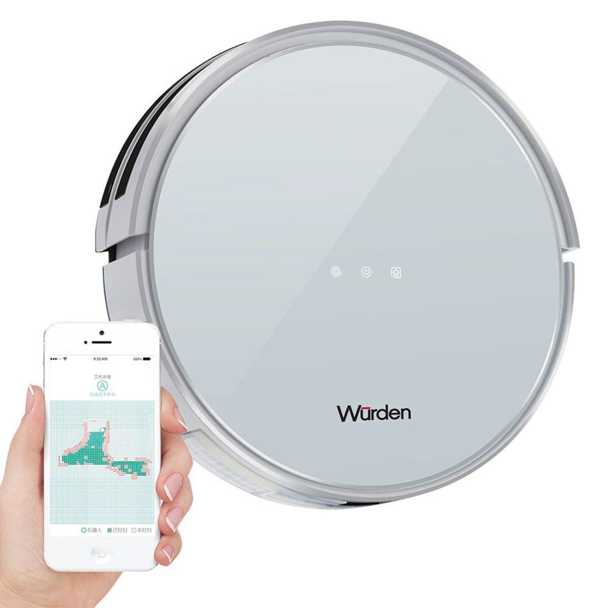 WURDEN - (D)ROBOT ASPIRADORA WRB-ROLLEN100 WURDEN