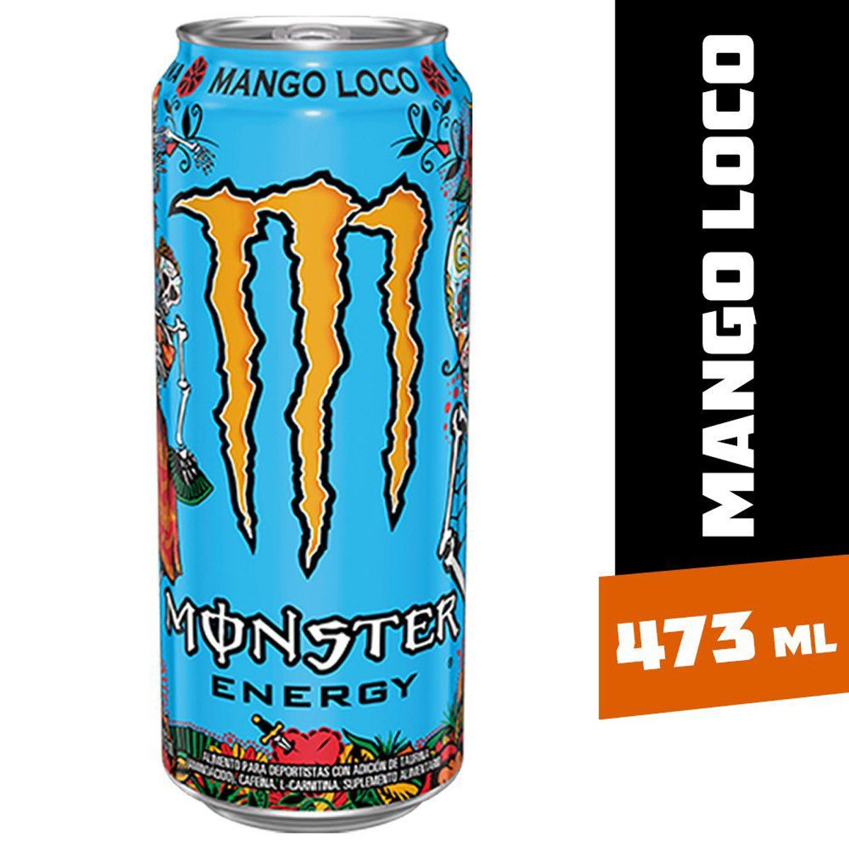 MONSTER - Bebida Energética Monster Mango Loco 473 ml