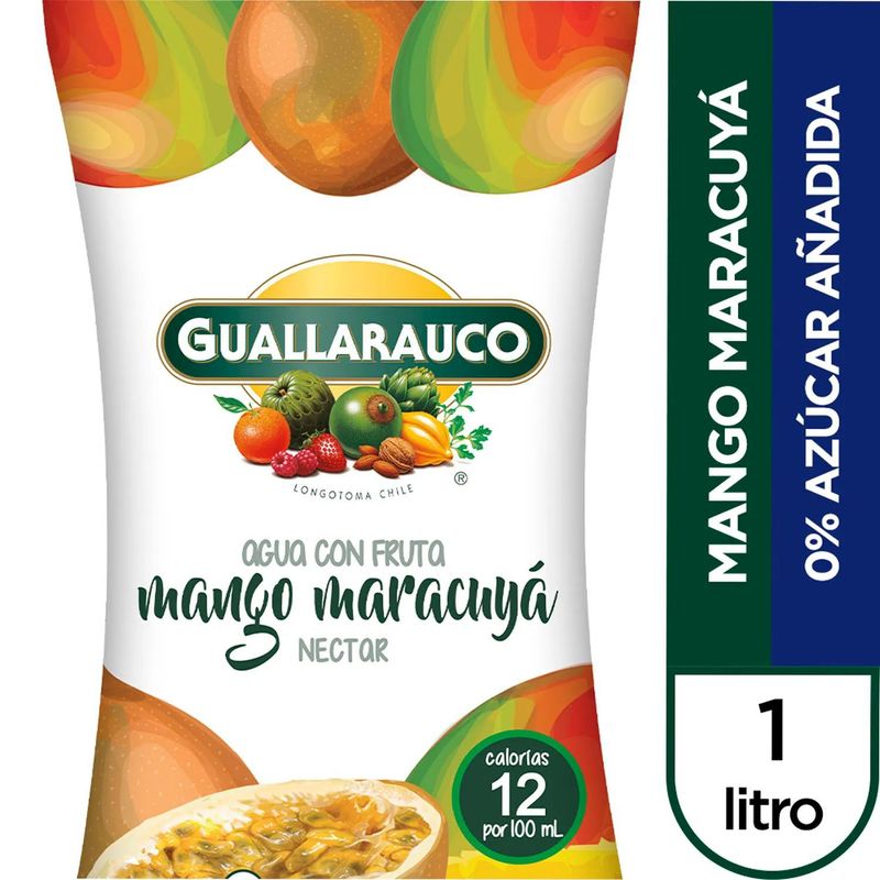 GUALLARAUCO - Agua De Fruta Mango Maracuya guallarauco