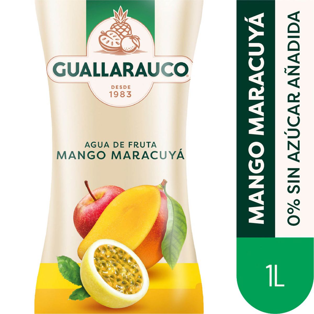 GUALLARAUCO - Agua De Fruta Mango Maracuya guallarauco