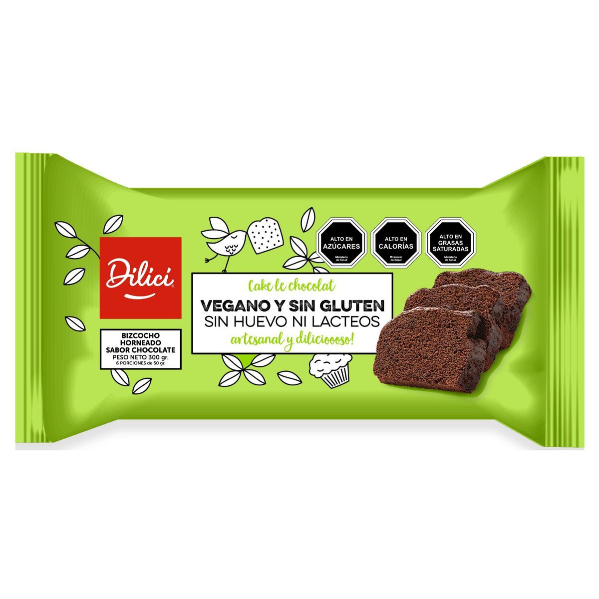 DILICI - Cake Le Chocolat Vegano sin Gluten