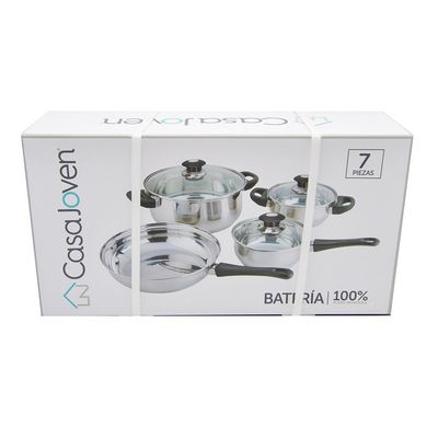 Imagen 2 del producto Batería 7 Piezas Acero Inoxidable