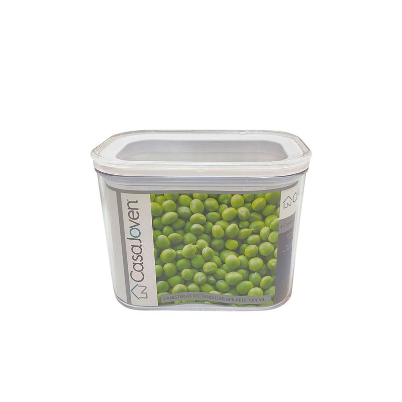 CASA JOVEN - Canister Rectangular Hermético 1000 ml
