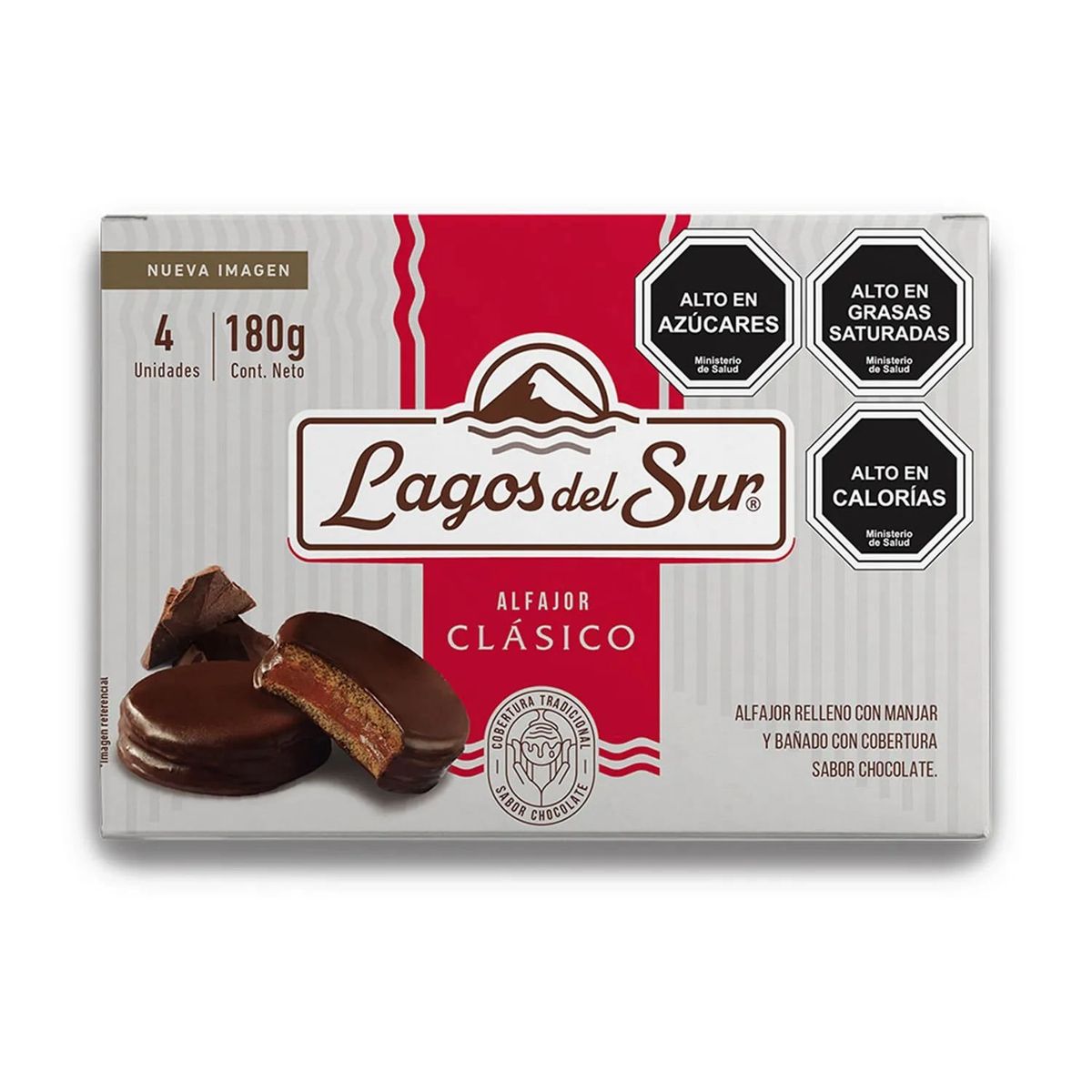 LAGOS DEL SUR - Alfajor Clásico Relleno Manjar