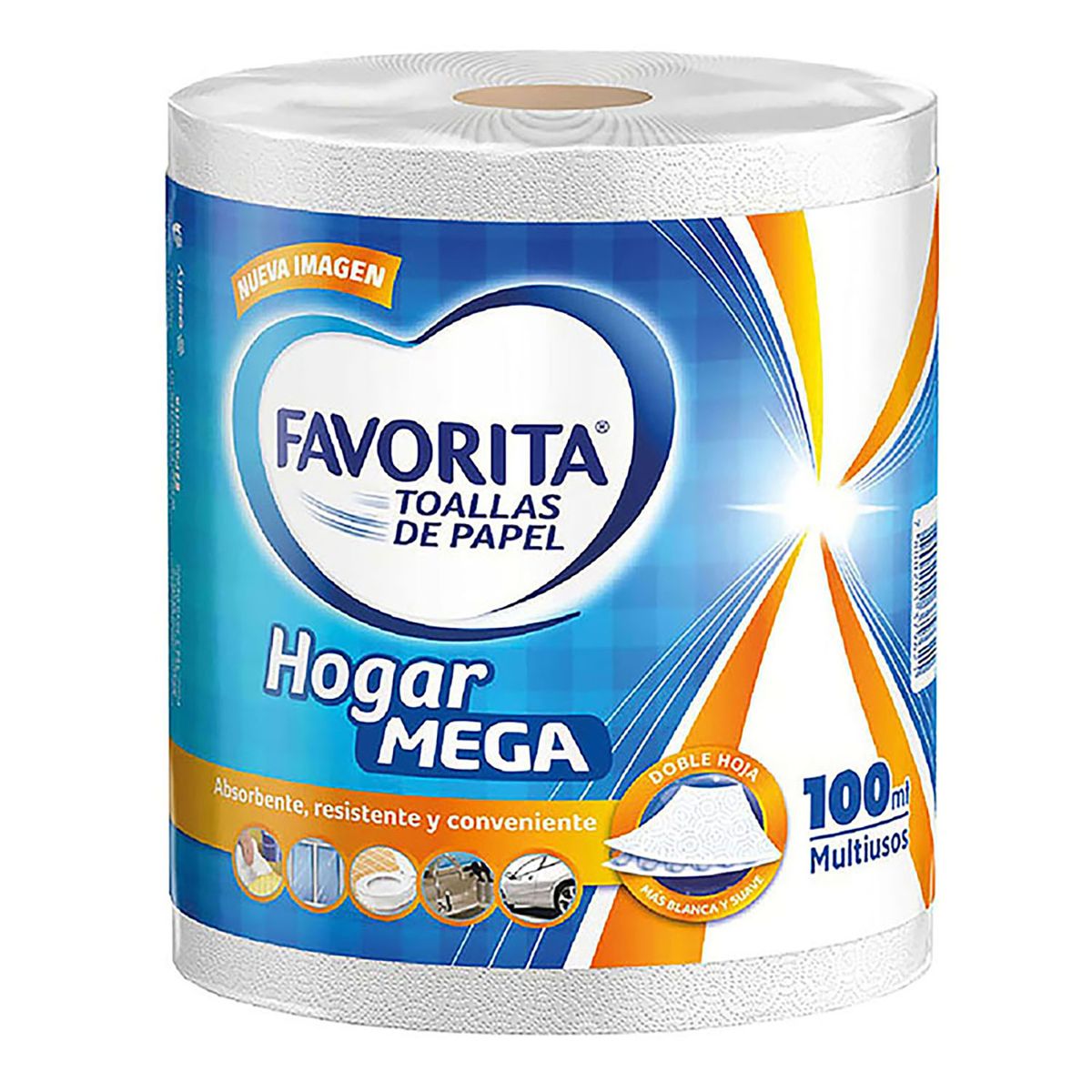 FAVORITA - Toalla de Papel Favorita Mega 100 mts