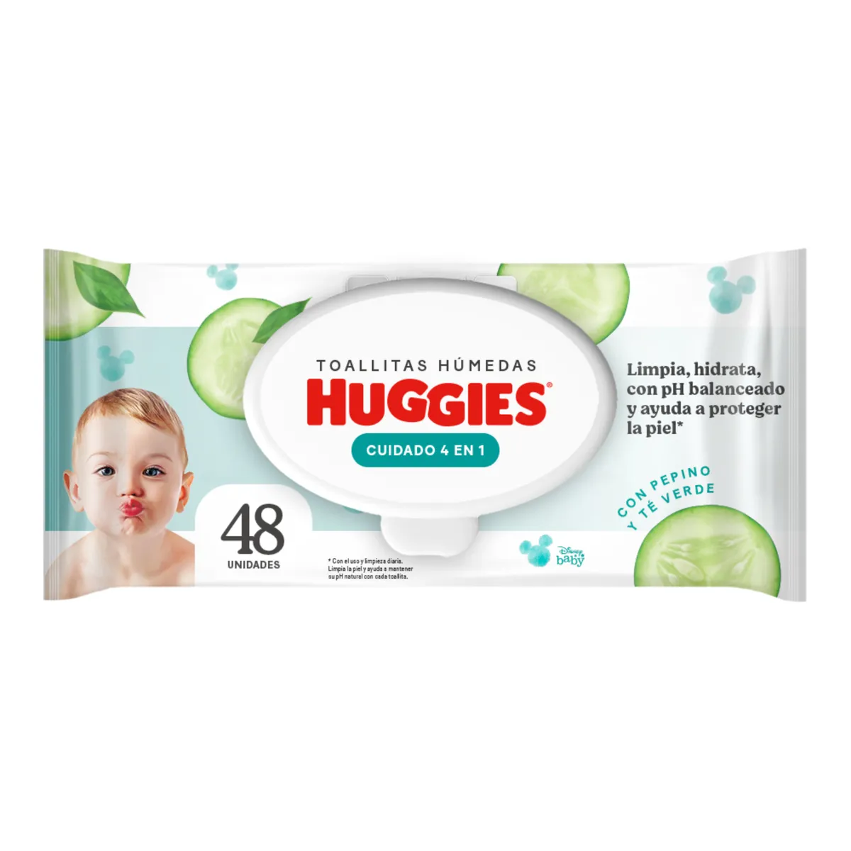HUGGIES - Toallas Húmedas Huggies One & Done 48 Un