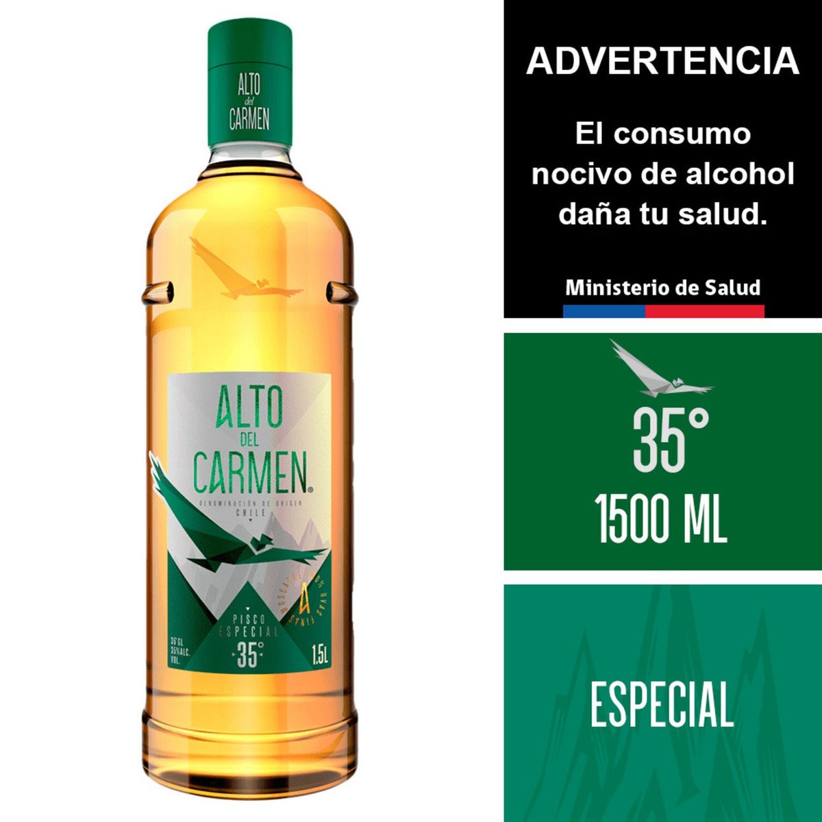 ALTO DEL CARMEN - Pisco Alto del Carmen Especial 35°