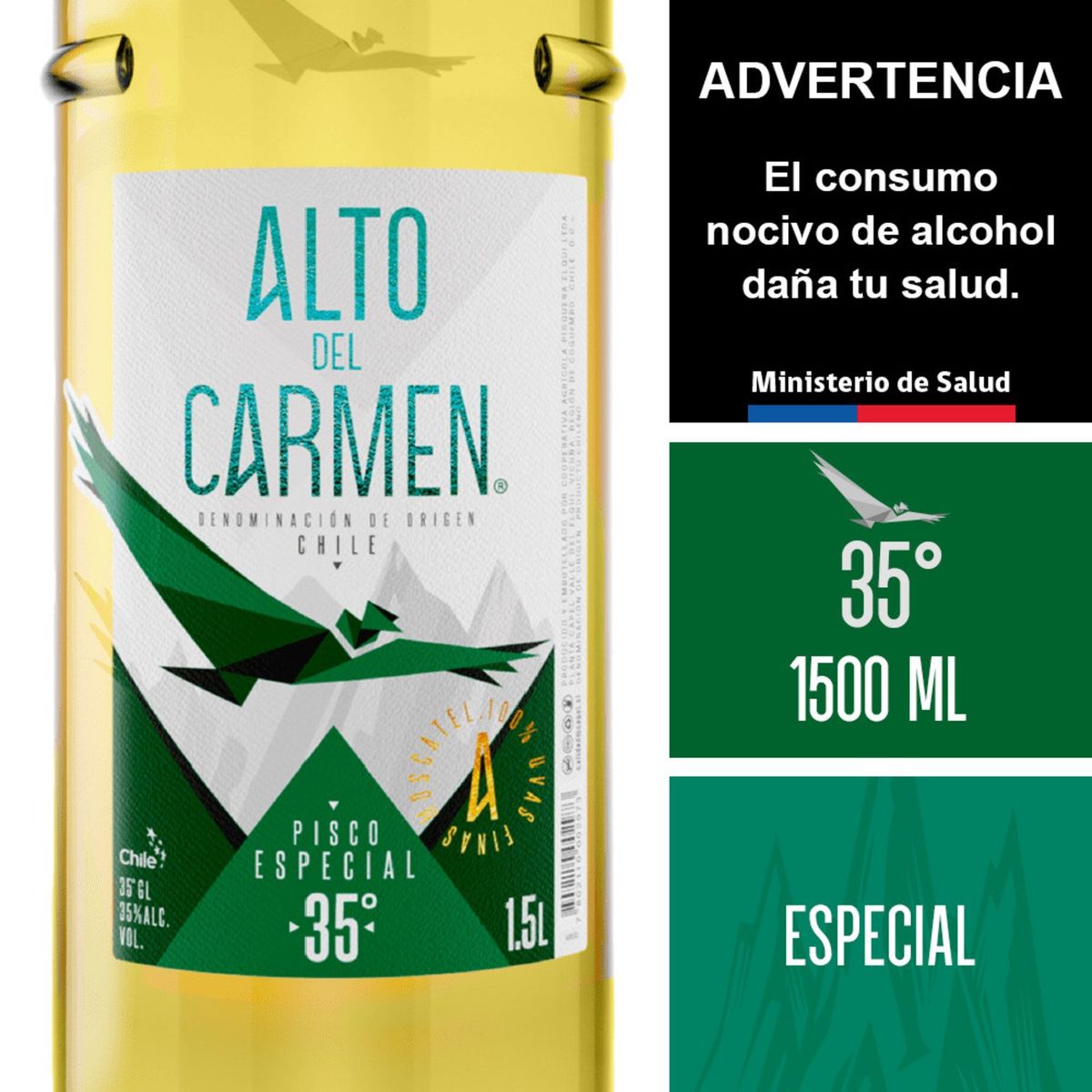 ALTO DEL CARMEN - Pisco Alto del Carmen Especial 35°