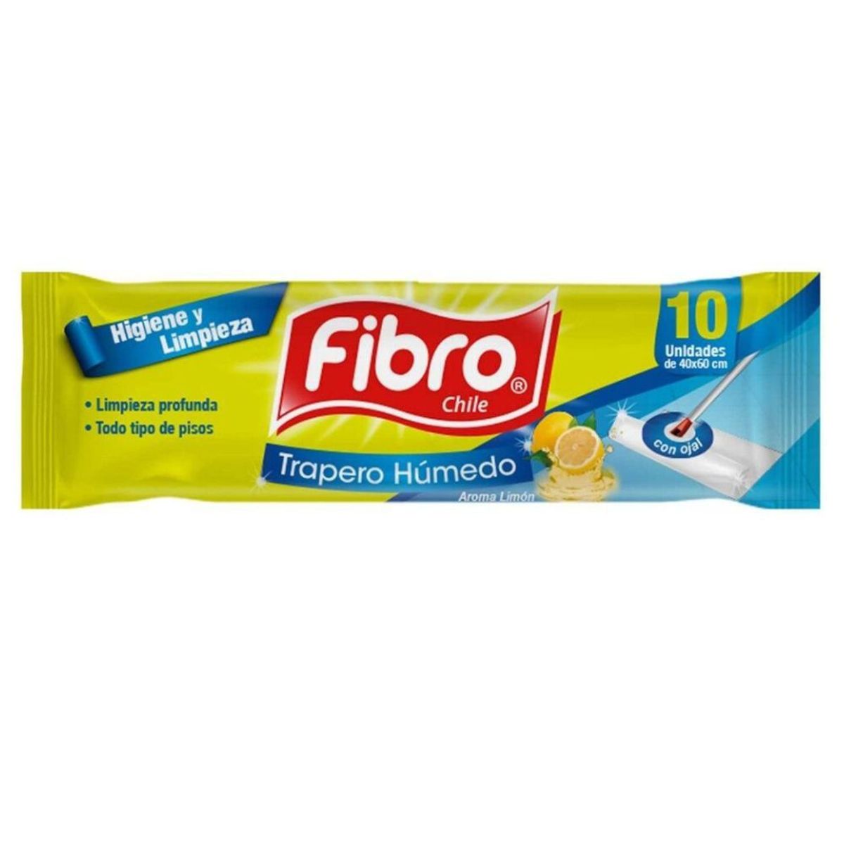 FIBRO - Trapero Húmedo Desechable 10 UN