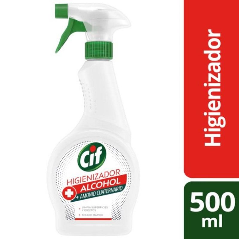 CIF - HIGIENIZADOR C/ALCOHOL GAT CIF 0.5 LT