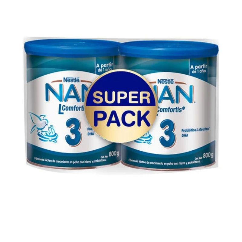NAN - Pack Fórmula Infantil Nam 3LComfortis 2 Un x 700 g