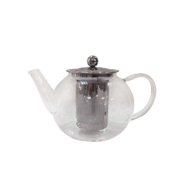 STAHLTEK KITCHEN - Tetera Vidrio Acero Inox