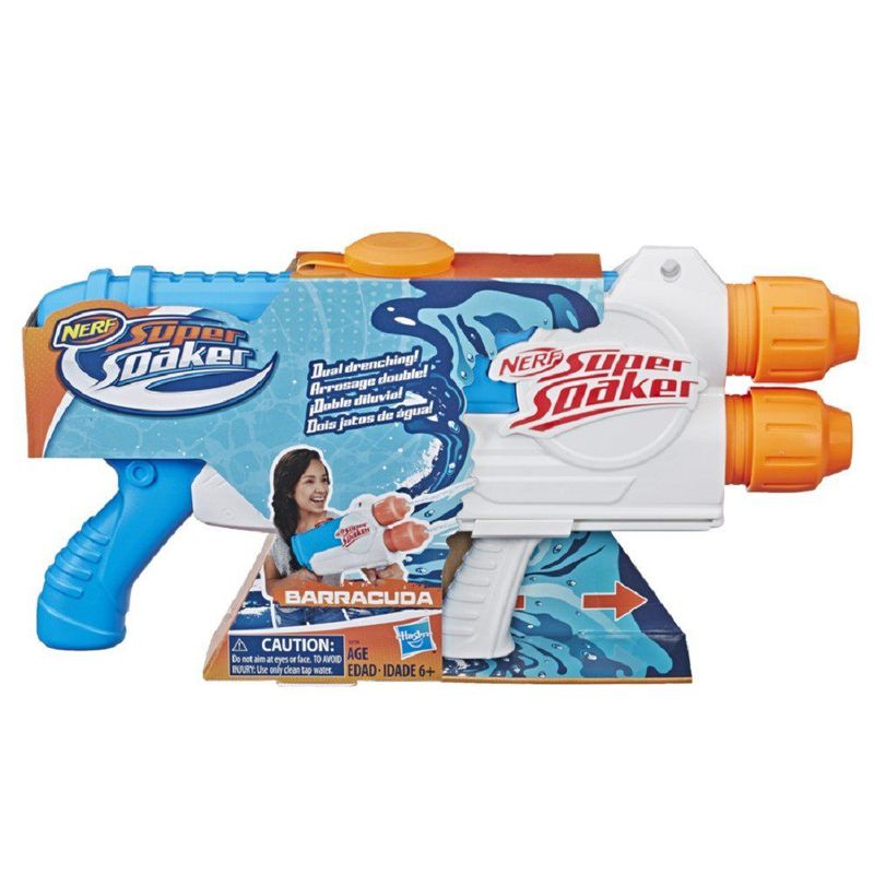 SUPERSOAKER - Pistola De Agua Doble Barracuda