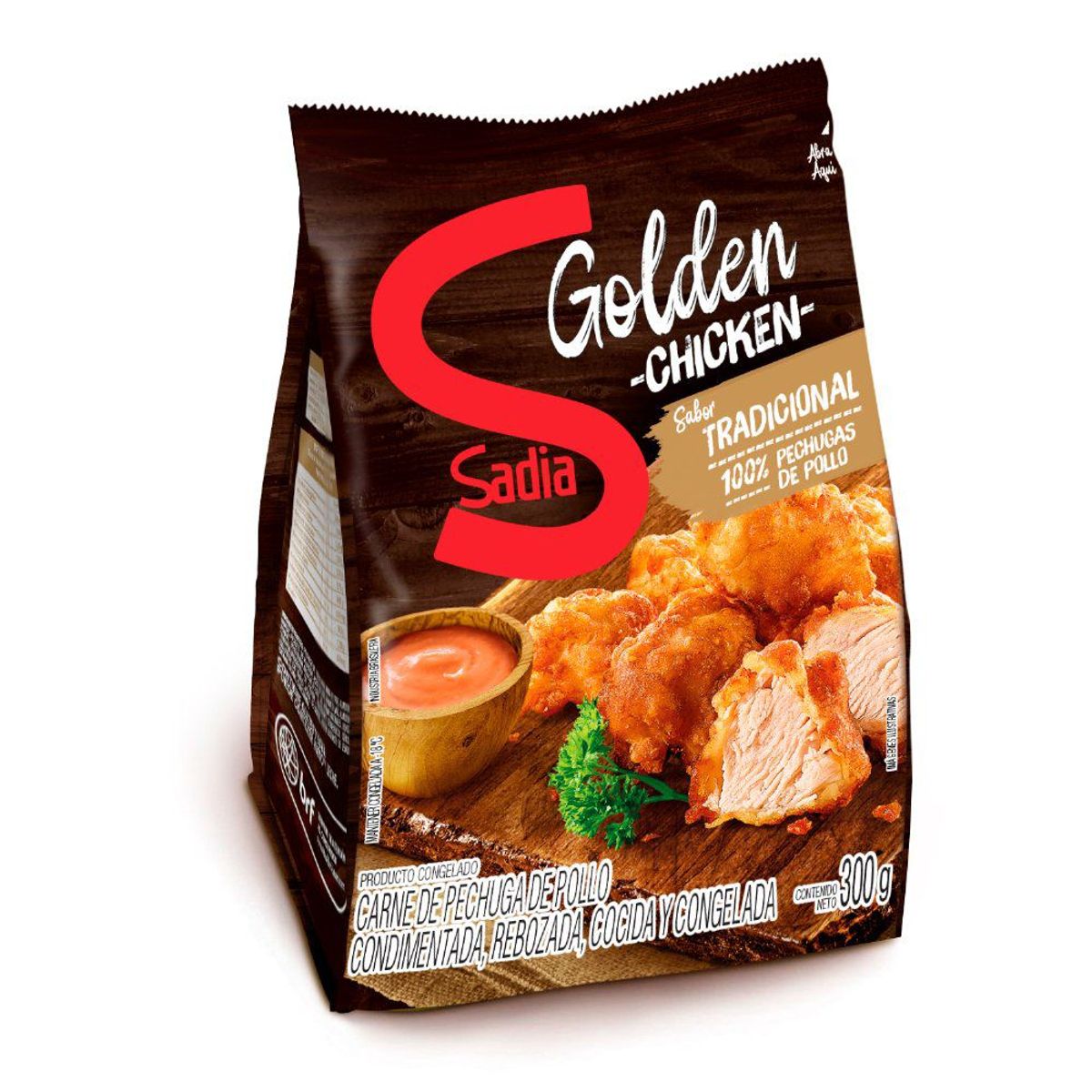 SADIA - Rebozados de Pollo Golden Chicken Tradicional Congelados Sadia 300 g
