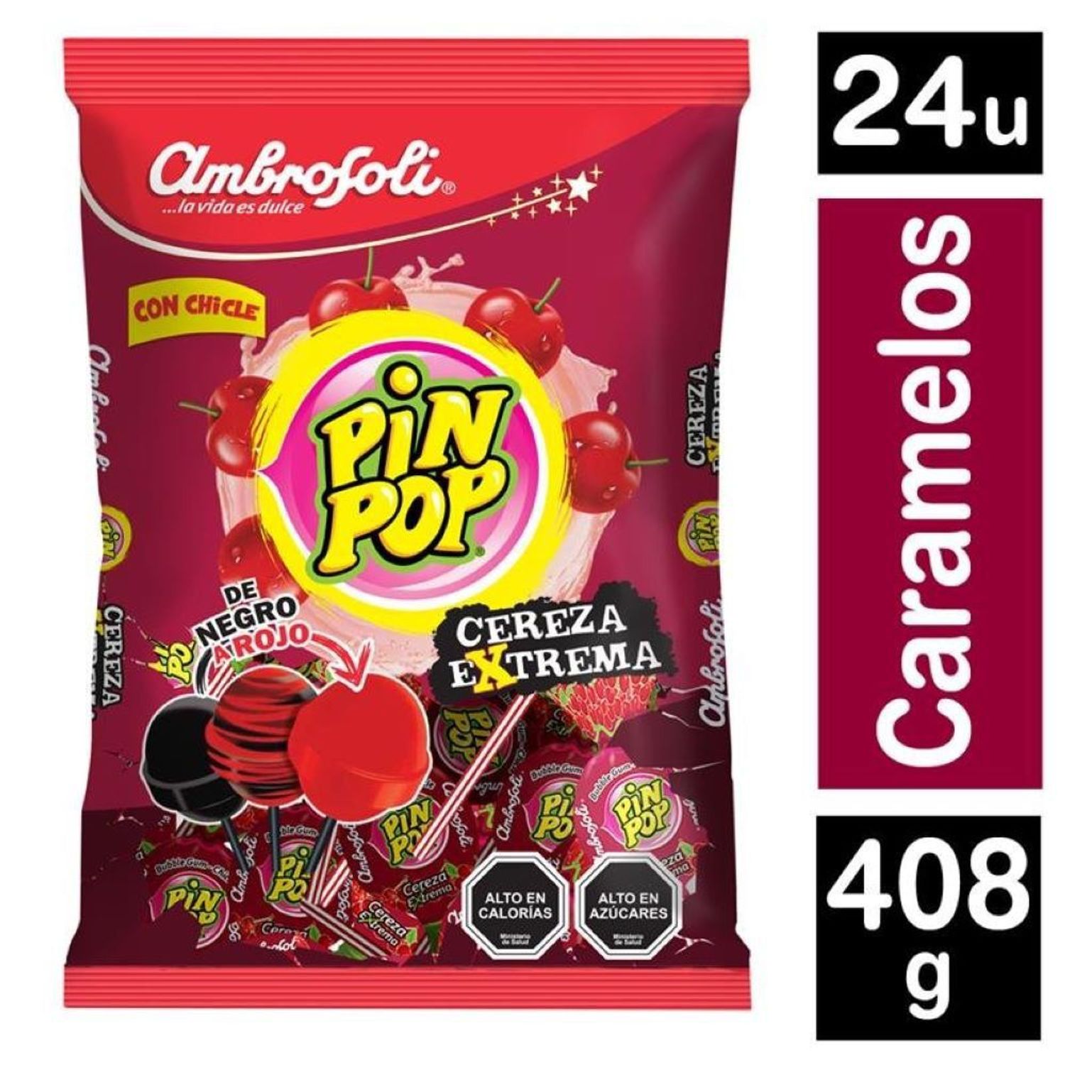Chupete Pin Pon Cereza Extrema | Tottus Chile