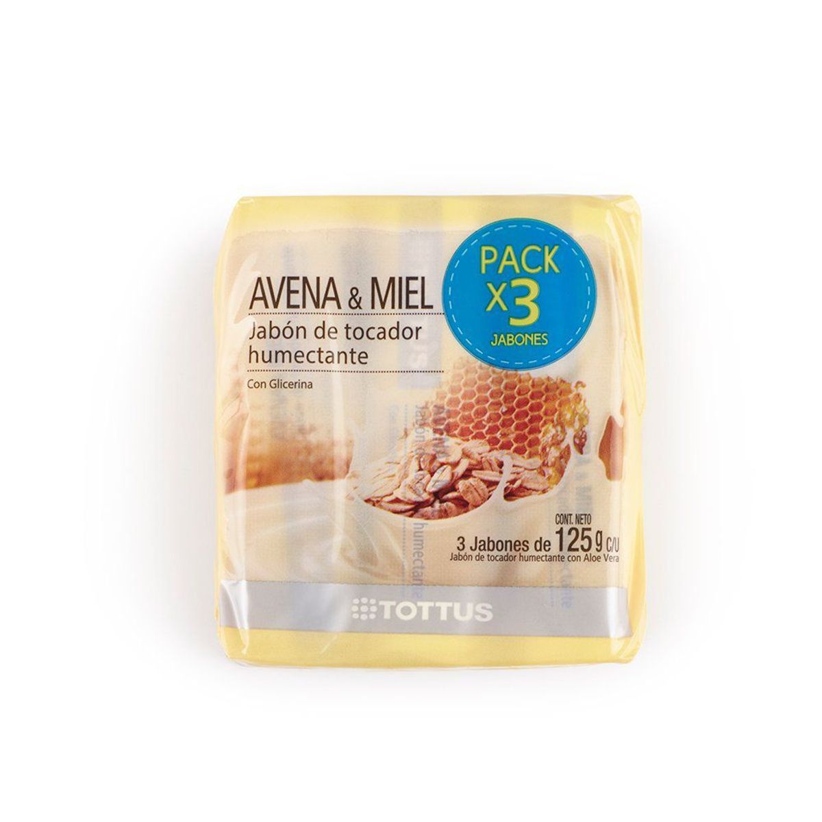 TOTTUS - Jabones Tocador Avena Miel