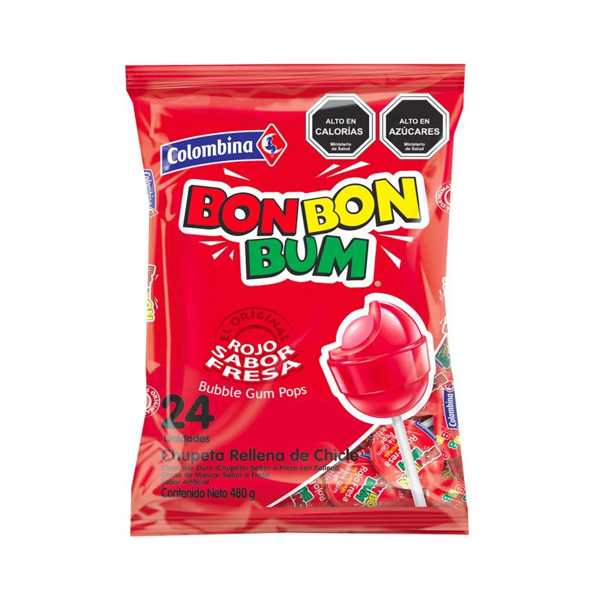 COLOMBINA - Bon Bon Bum Fresa