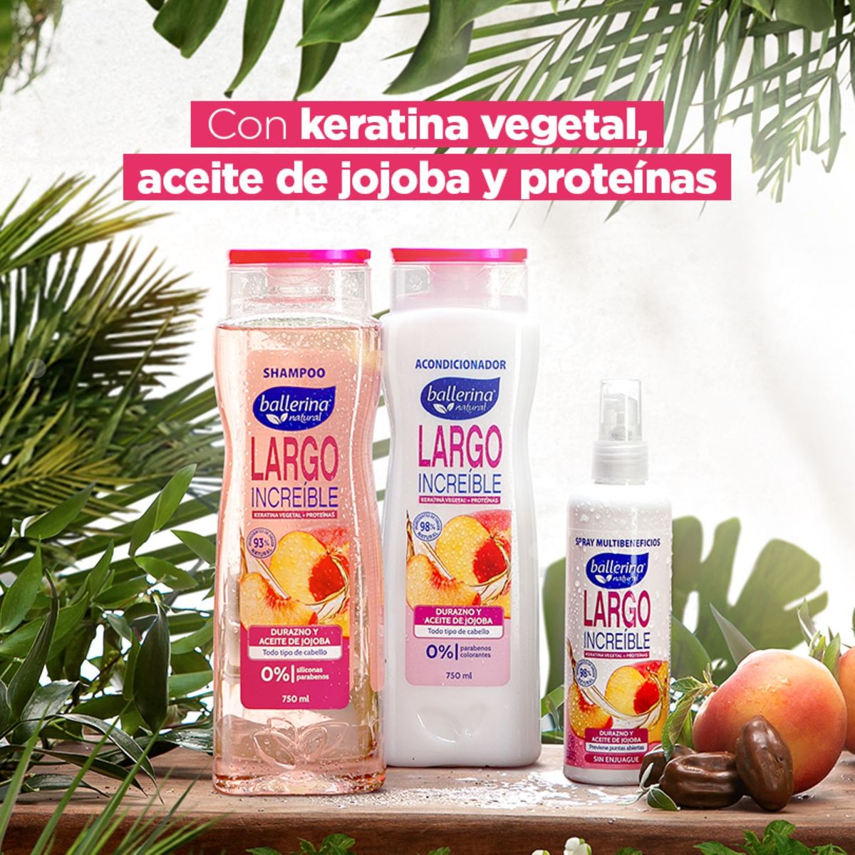 BALLERINA - Shampoo Largo Increible Dp