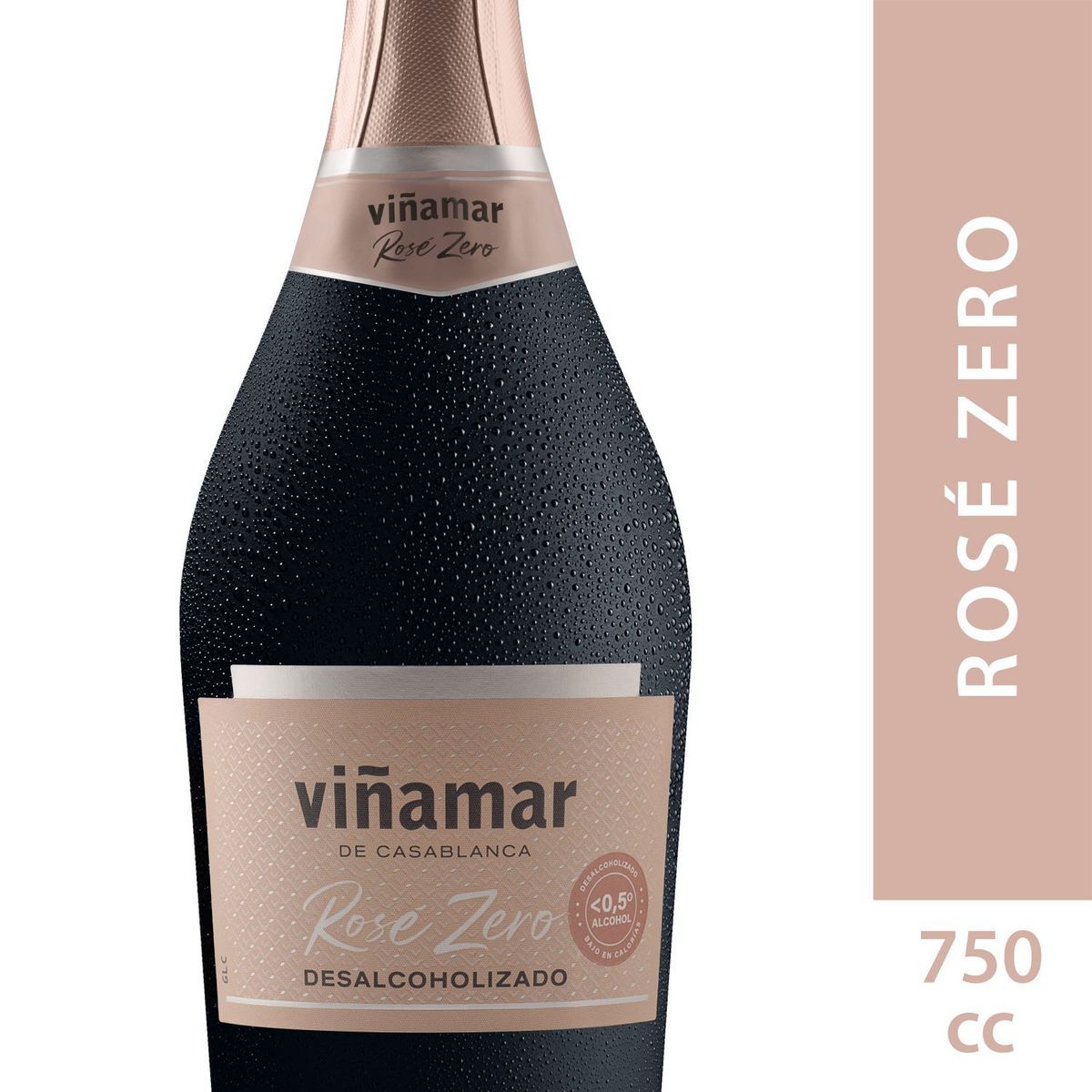 VIÑAMAR - Espumante Desalcoholizado Viñamar Zero Rose 0.4° 750 cc