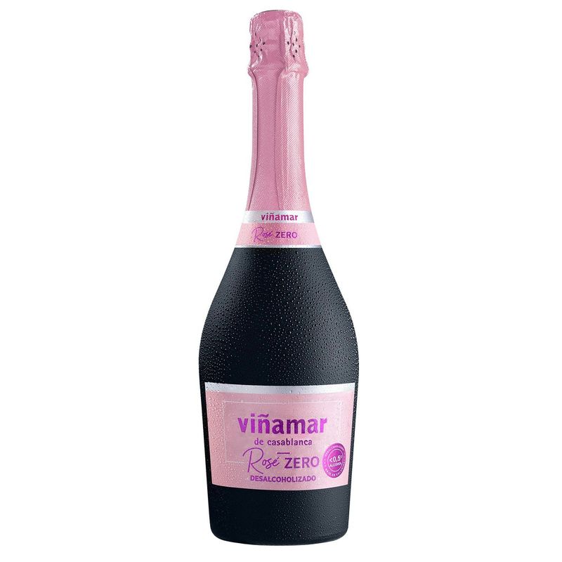 VIÑAMAR - Espumante Desalcoholizado Viñamar Zero Rose 0.4° 750 cc