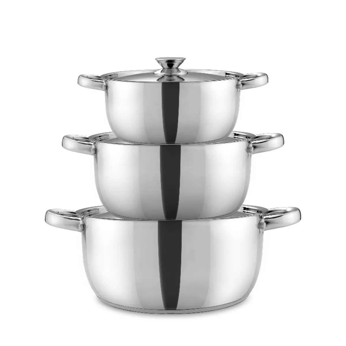 WENS - Bateria 6Pcs Acero Inox