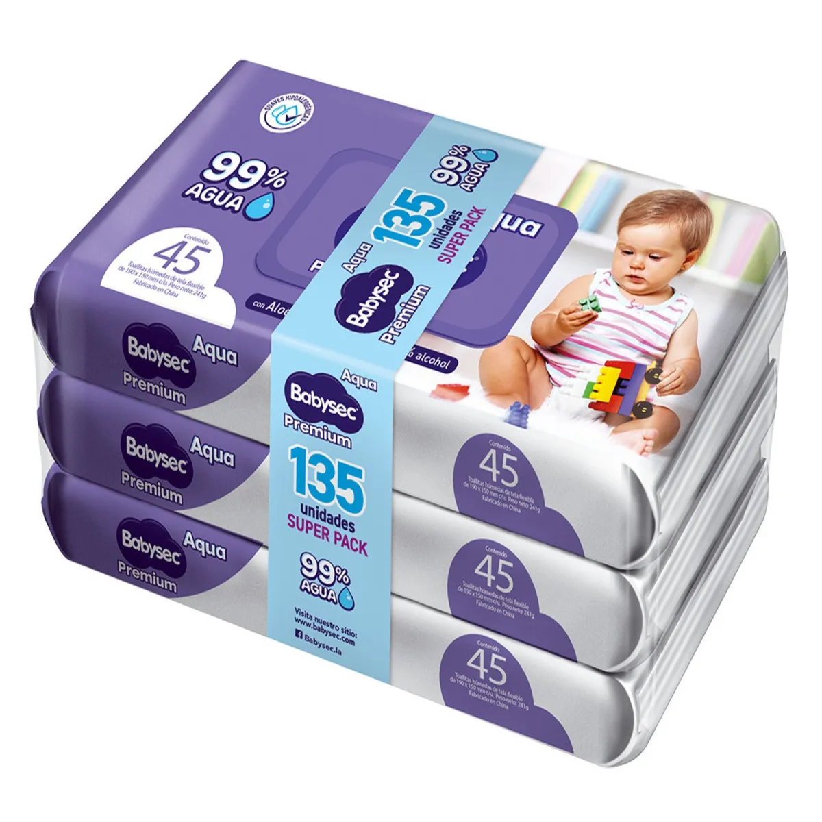 BABYSEC - Toallitas Húmedas premium