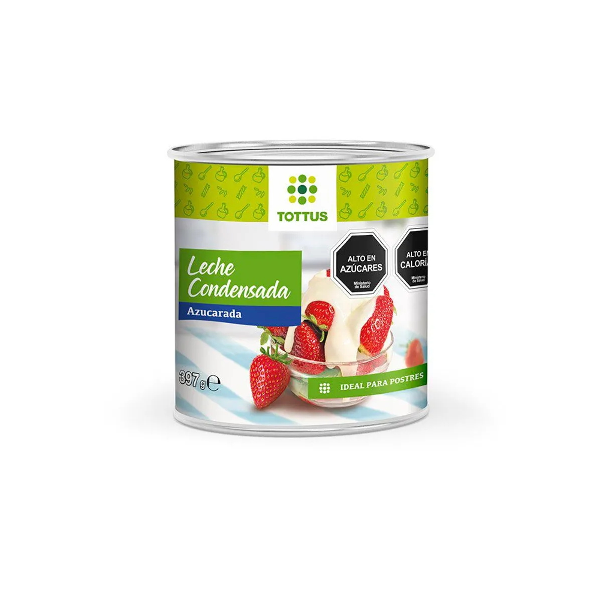 TOTTUS - Leche Condensada Azucarada Tottus 397 g