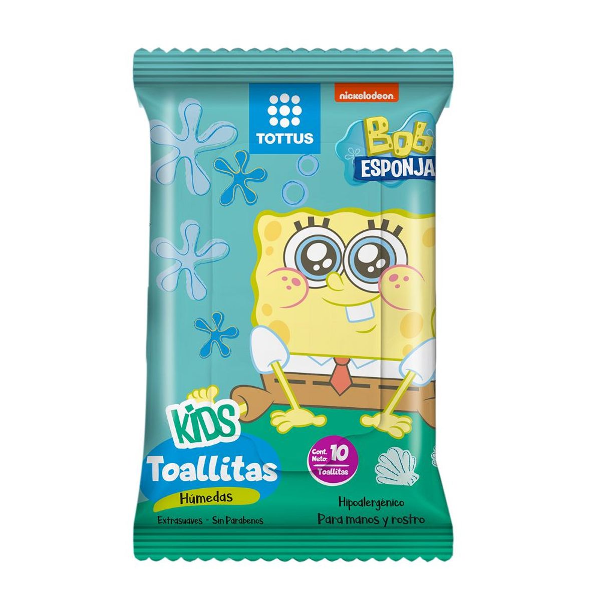 TOTTUS - TOALLA HUM BOB ESPON BEBE TOTTUS 10 UND