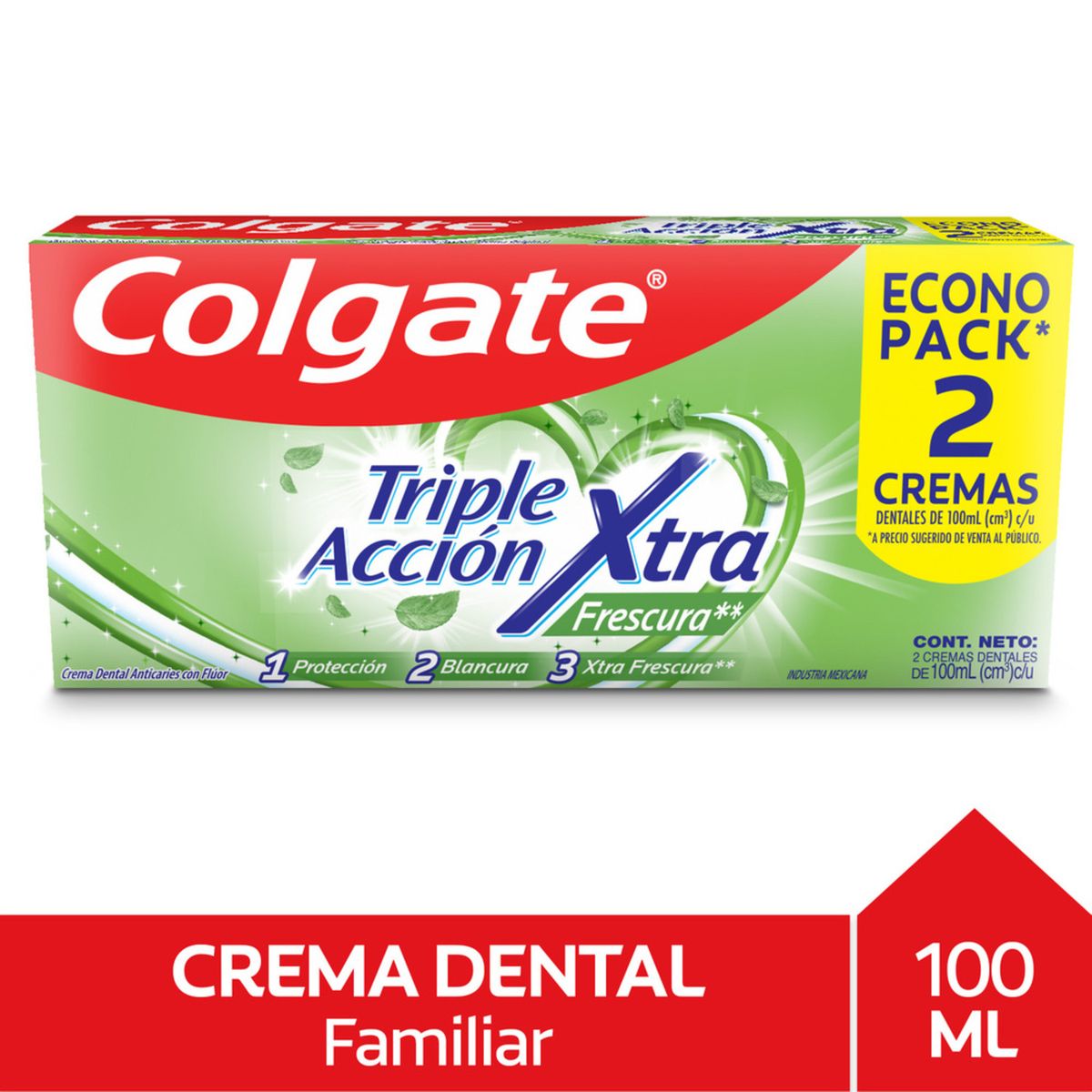 COLGATE - Pasta de Dientes Triple Acción Extra Frescura