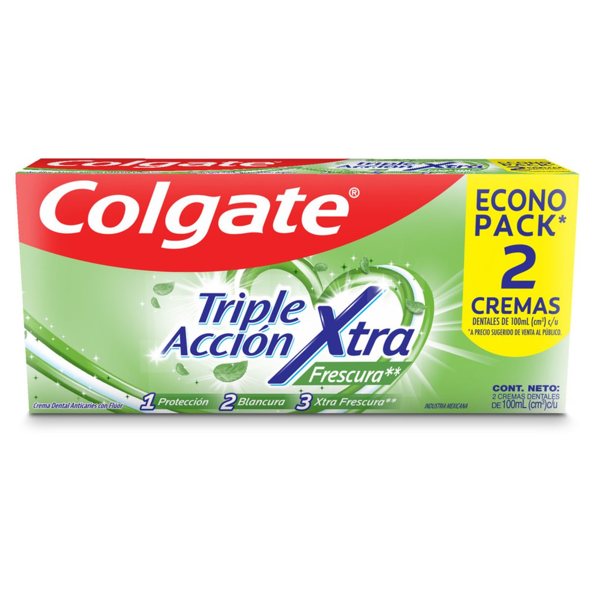 COLGATE - Pasta de Dientes Triple Acción Extra Frescura