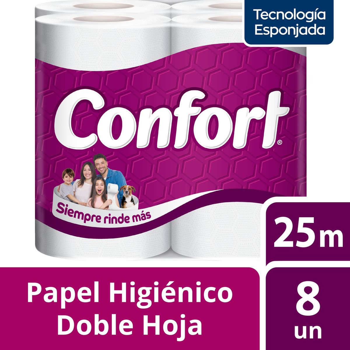 CONFORT - Papel Higiénico Confort Doble Hoja