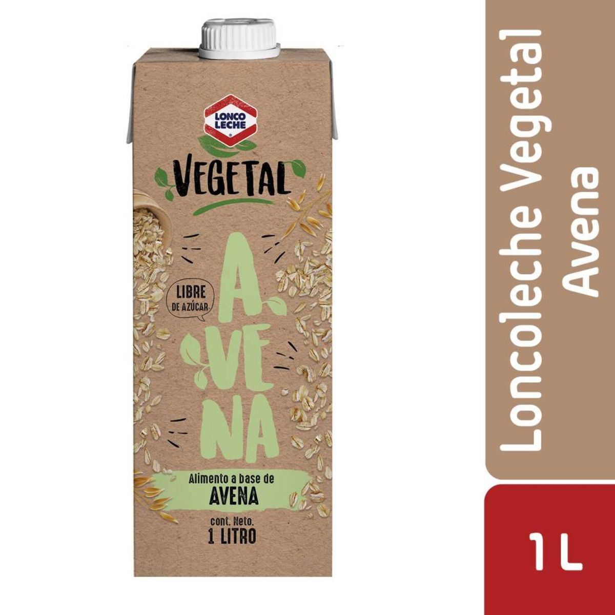 LONCOLECHE - Bebida Vegetal de Avena Loncoleche 1 L