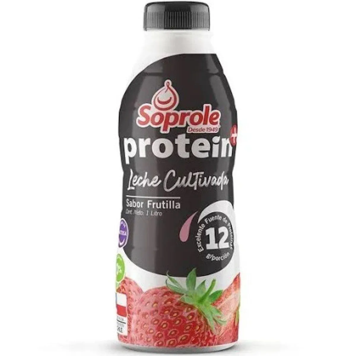 SOPROLE - Leche Cultivada Proteín Sabor Frutilla