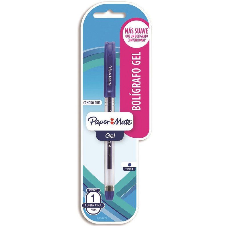 PAPER MATE - Gel Económico 0.5 mm Azul