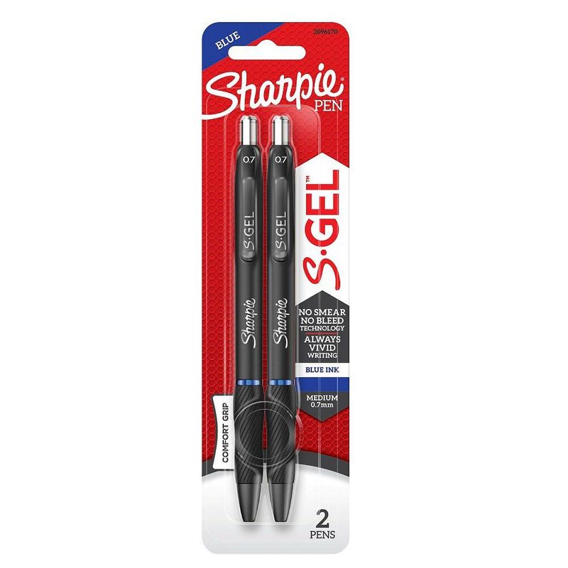 SHARPIE - 2 Sharpie Gel 0.7 mm Azul