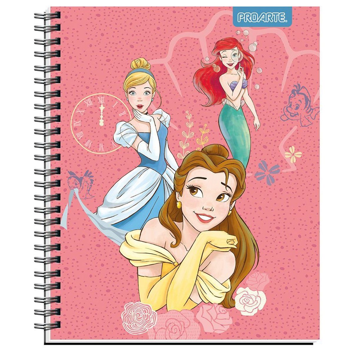 PROARTE - Cuaderno Universitario Ted/Ed Princesas 100 Hojas 7 mm